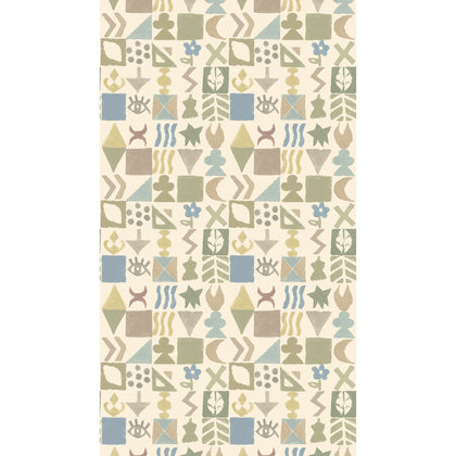Potato Print - Sage Green By G P & J Baker | Kit Kemp Wallcovering |  Wallcovering