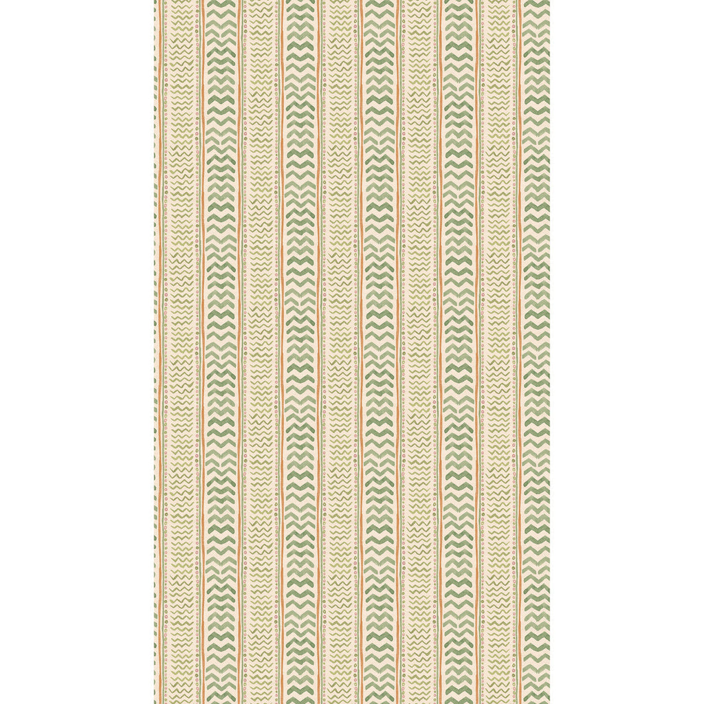 Wriggle Room - Sage Green By G P & J Baker | Kit Kemp Wallpaper |  Wallcovering