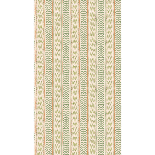 Wriggle Room - Sage Green By G P & J Baker | Kit Kemp Wallpaper |  Wallcovering