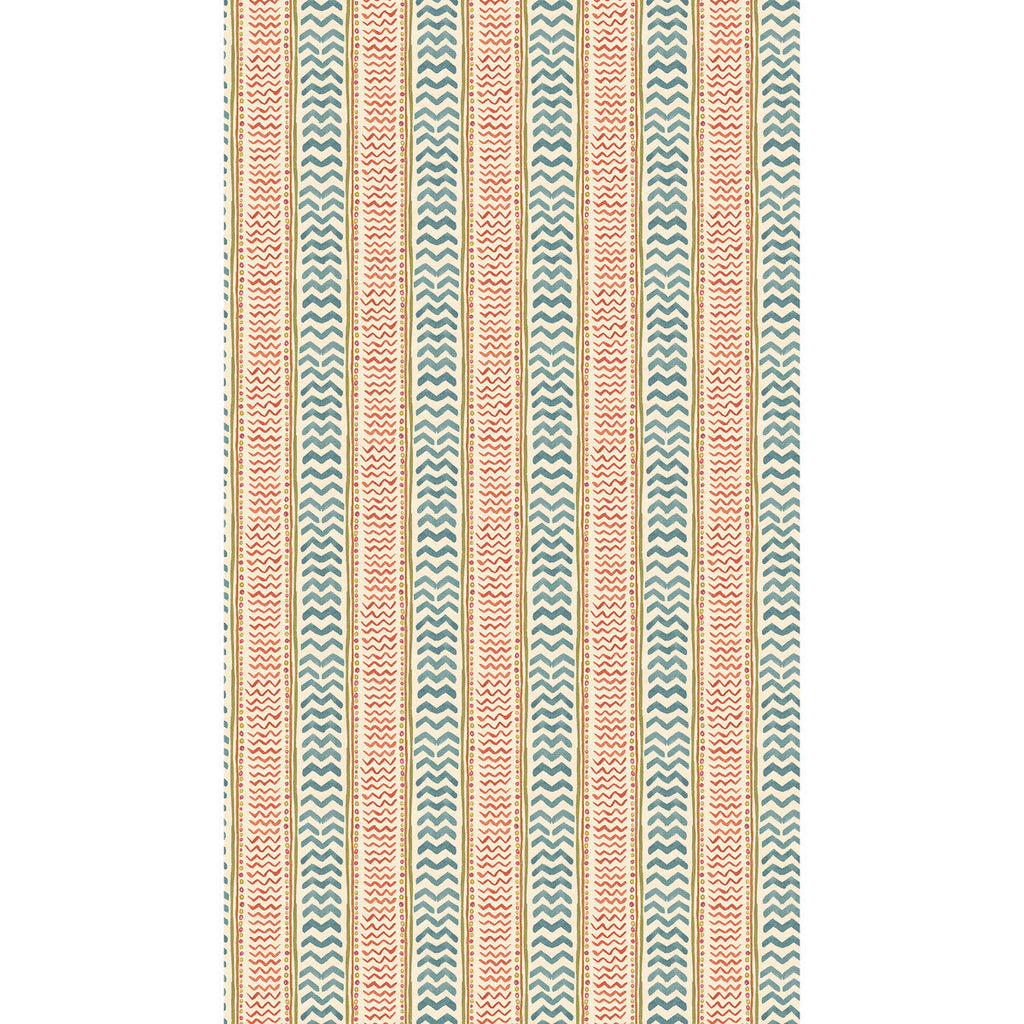 Wriggle Room - Teal/Spice Teal By G P & J Baker | Kit Kemp Wallpaper |  Wallcovering