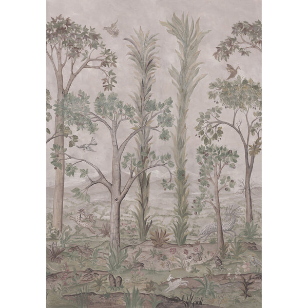 Tall Trees - Soft Green By G P & J Baker | Kit Kemp Wallcovering | Wallcovering