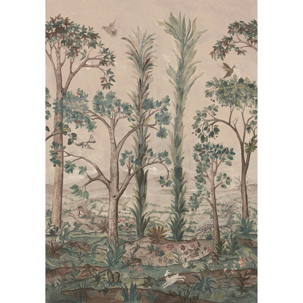 Tall Trees - Sunset Green By G P & J Baker | Kit Kemp Wallcovering |  Wallcovering