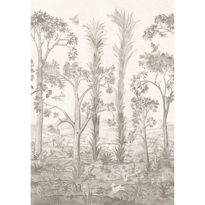 Tall Trees - Sepia Brown By G P & J Baker | Kit Kemp Wallcovering |  Wallcovering