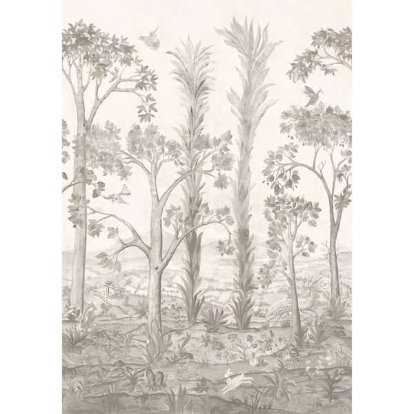 Tall Trees - Sepia Brown By G P & J Baker | Kit Kemp Wallcovering |  Wallcovering