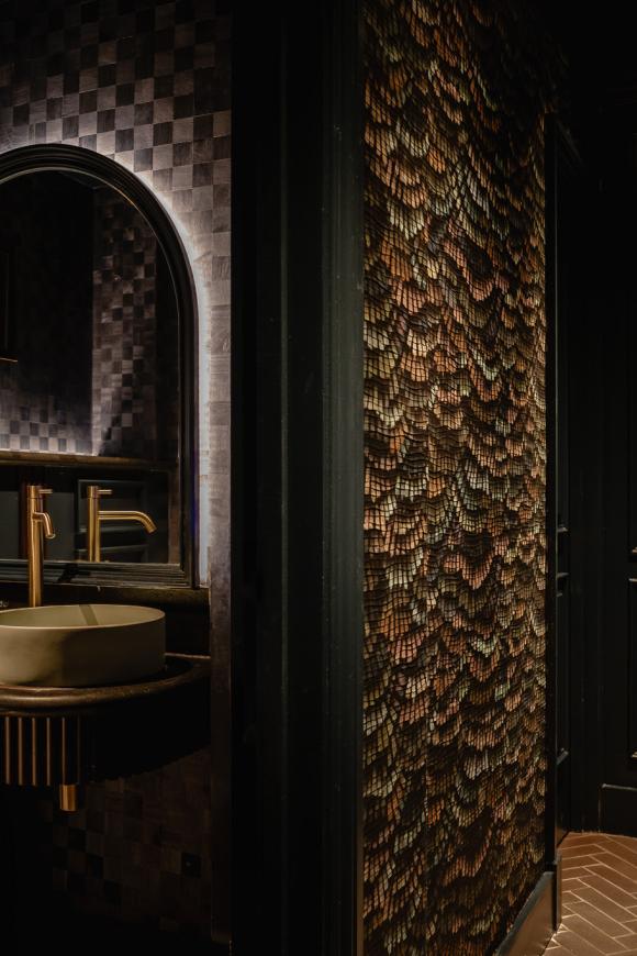 Grain Contemporary Block Real Wood Wallcovering  | arte - Image 3