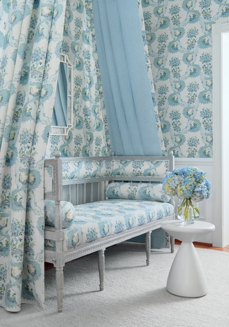 Antoinette, Blue and Plum