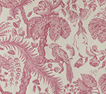 Bird Toile Ii, Pink on Light Tint