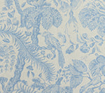 Bird Toile Ii, Sky Blue on Light Tint