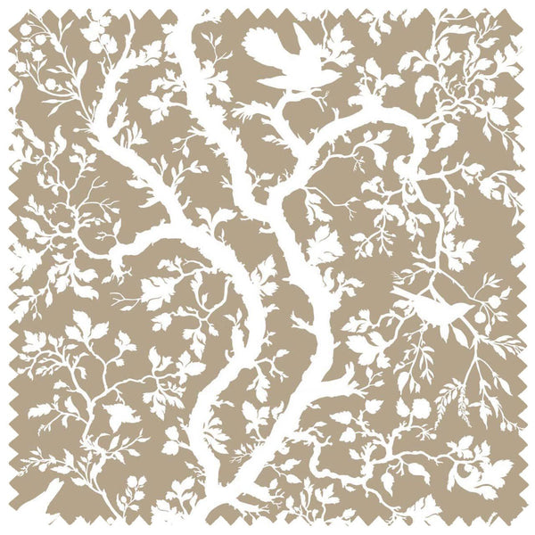 Birdbranch Linen White | Timorous Beasties Fabric