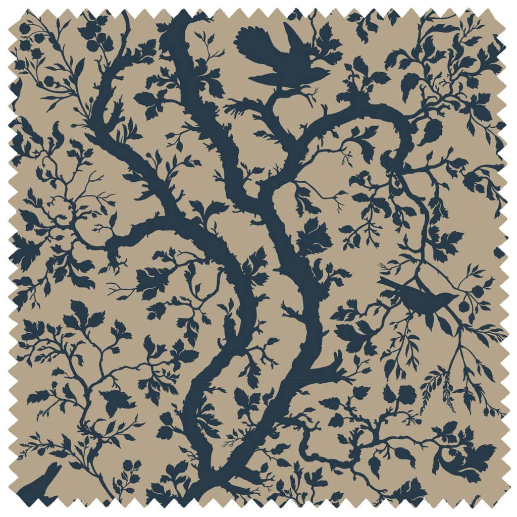 Birdbranch Linen Navy Blue