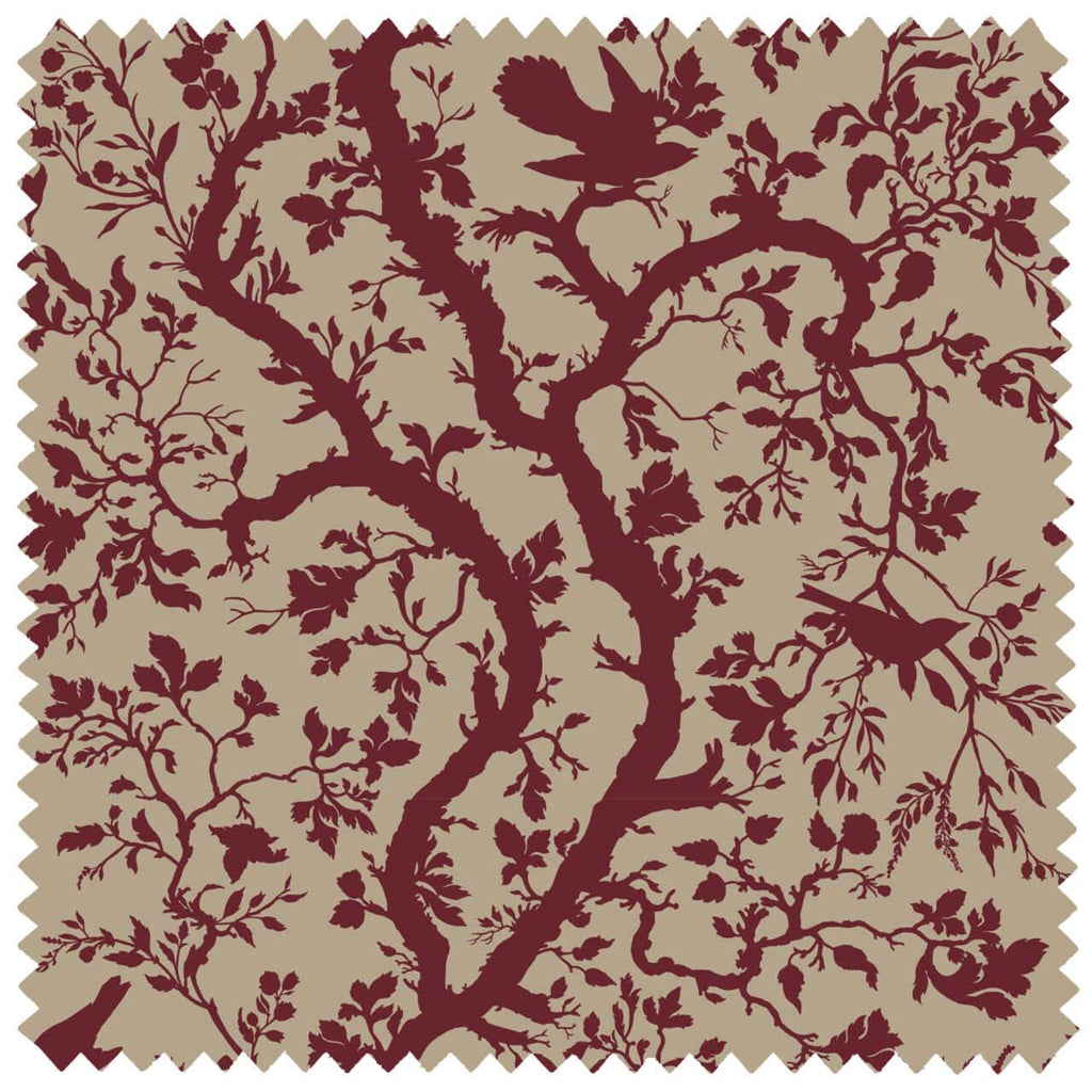 Birdbranch Linen Red
