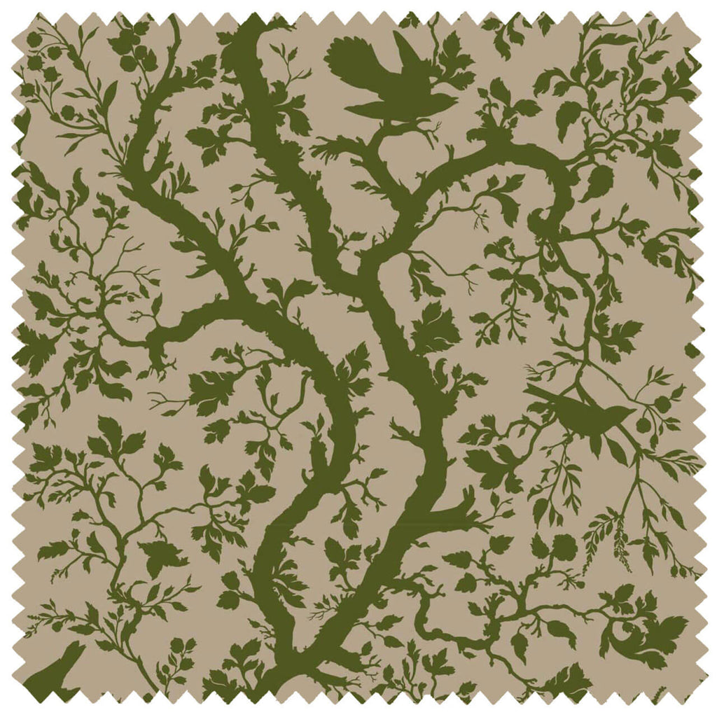 Birdbranch Linen Olive Green