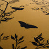 Birdbranch Stripe Velvet Black on Honey