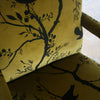 Birdbranch Stripe Velvet Black on Honey
