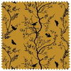 Birdbranch Stripe Velvet Black on Honey