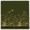 Birdbranch Velvet Panel Blacks and Gold on Olive