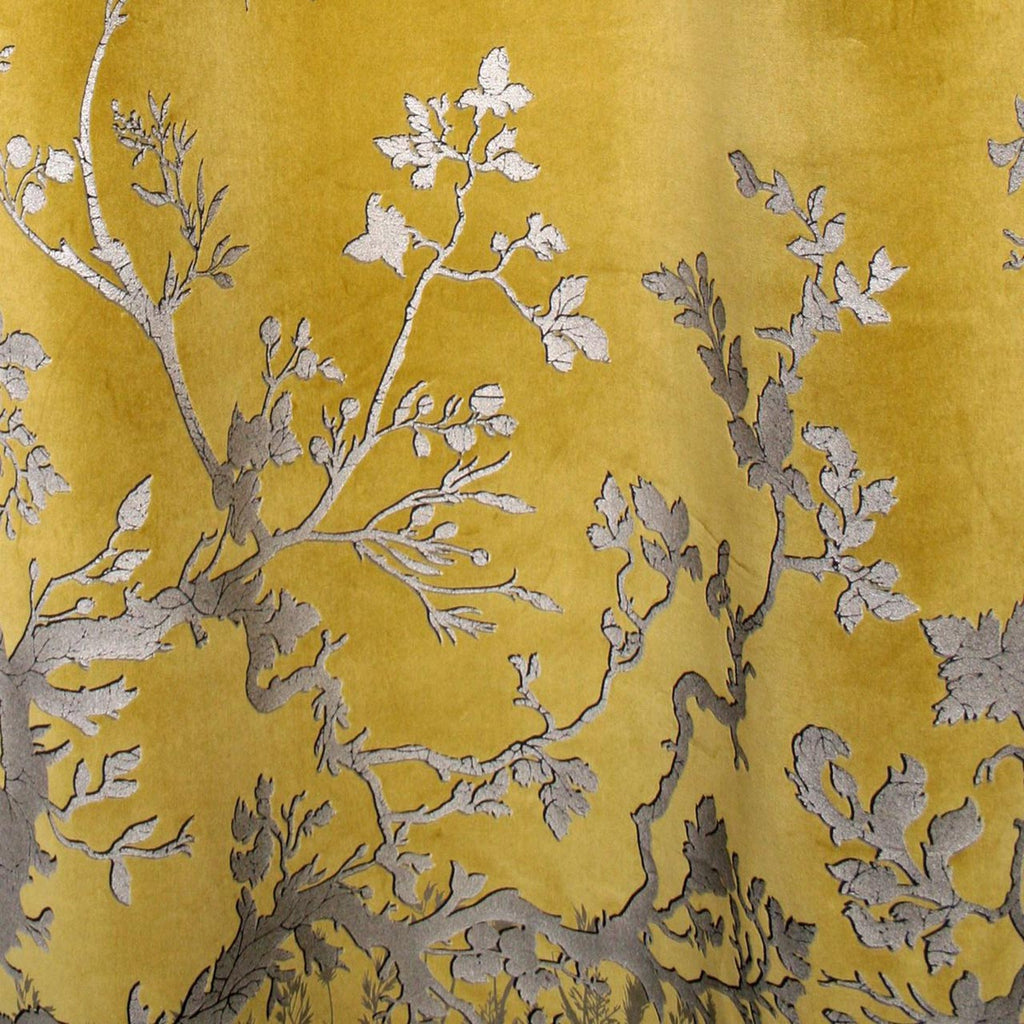 Birdbranch Velvet Panel Blacks and Gold on Honey