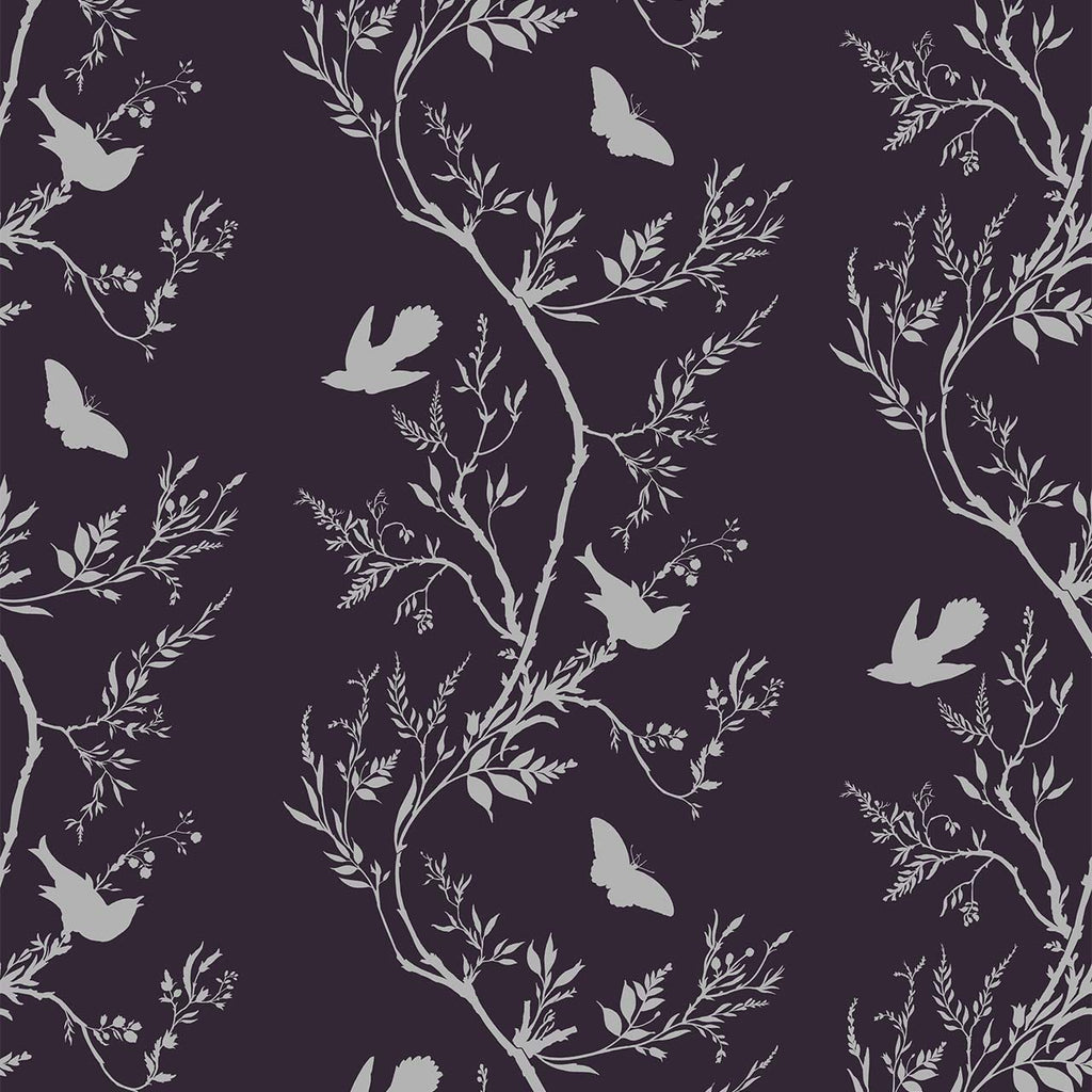 Birdbranch Stripe Silver Pearl on Pergrine