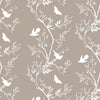 Birdbranch Stripe White on Stone