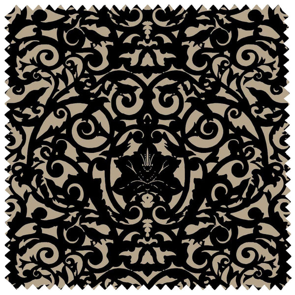 Birdcage Linen Black | Timorous Beasties Fabric