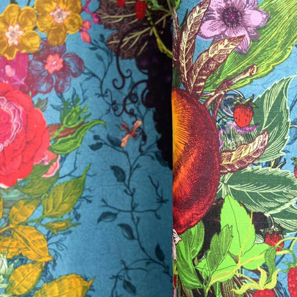 Bloomsbury Garden Linen Teal