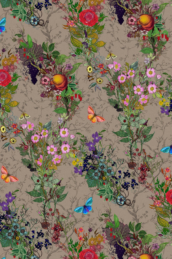 Bloomsbury Garden Campbell Duck | Timorous Beasties Wallcovering
