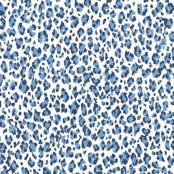 Bonaparte French Blue Navy Almost White Screen Printed | China Seas