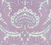 Borghese Two Color, Pale Lavender Turquoise Outline
