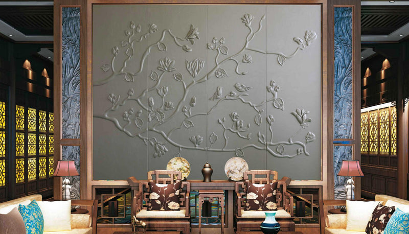 Dale City Bracing Birds Fabric Swatch | Architectural Fabrics