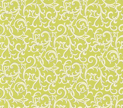 Brodsworth Lime - Green Wallcovering | 1838 Wallcoverings