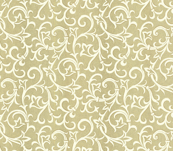 Brodsworth Gold - Metallic Wallcovering | 1838 Wallcoverings