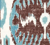 Buddakahn, Turquoise Brown on Oyster
