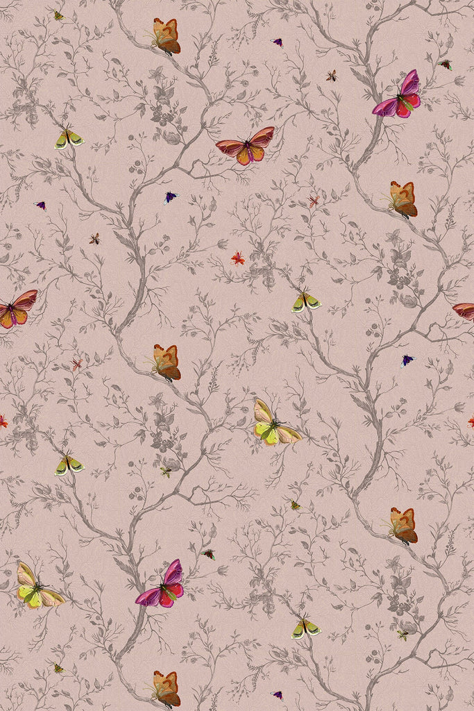 Butterflies Dusted Pink