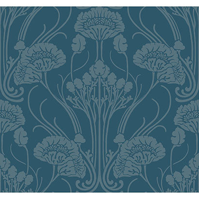 Nouveau Damask Wallpaper | Jeffrey Stevens
