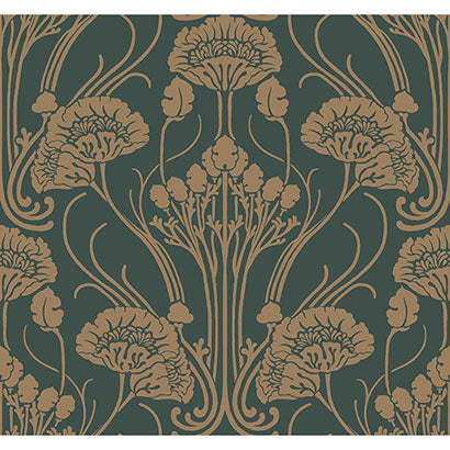 Dartmouth Gold Wallcovering | Jeffrey Stevens