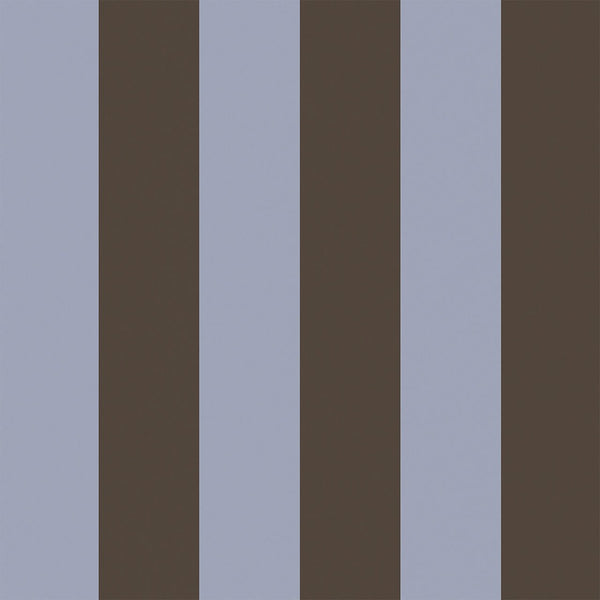 Camelot Stripe Sky & Noir, Sample Wallcoverings | Newwall
