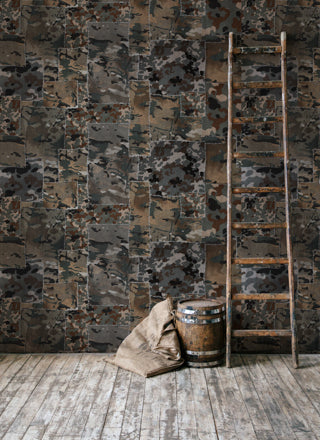 Camo - Brown Wallcovering | Mind the Gap