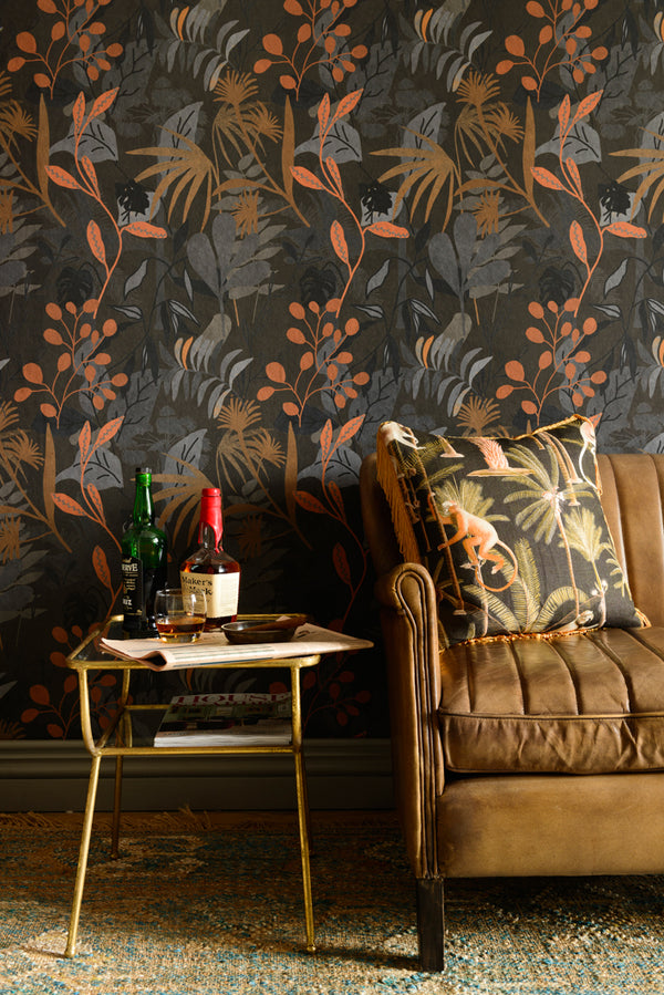 Caribbean Garden - Dark Wallcovering | Mind the Gap