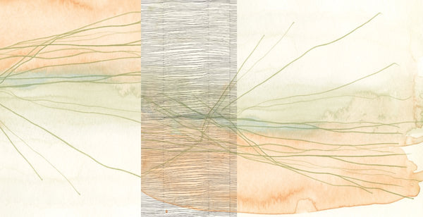 Celin Linus Orange Green  Wallpaper (Srd-Cln-03) | Sarah Rowland | Koroseal