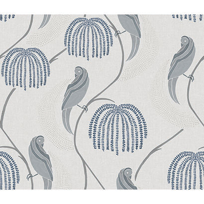 Wailea Charcoal Wallcovering | Jeffrey Stevens