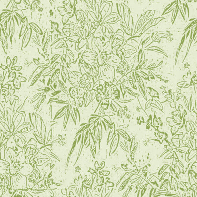 Cherry Orchard - Green Wallcovering | Mind the Gap