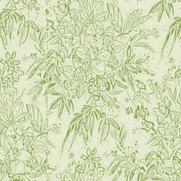 Cherry Orchard - Green Wallcovering | Mind the Gap