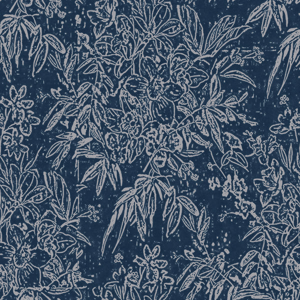 Cherry Orchard - Indigo Wallcovering | Mind the Gap