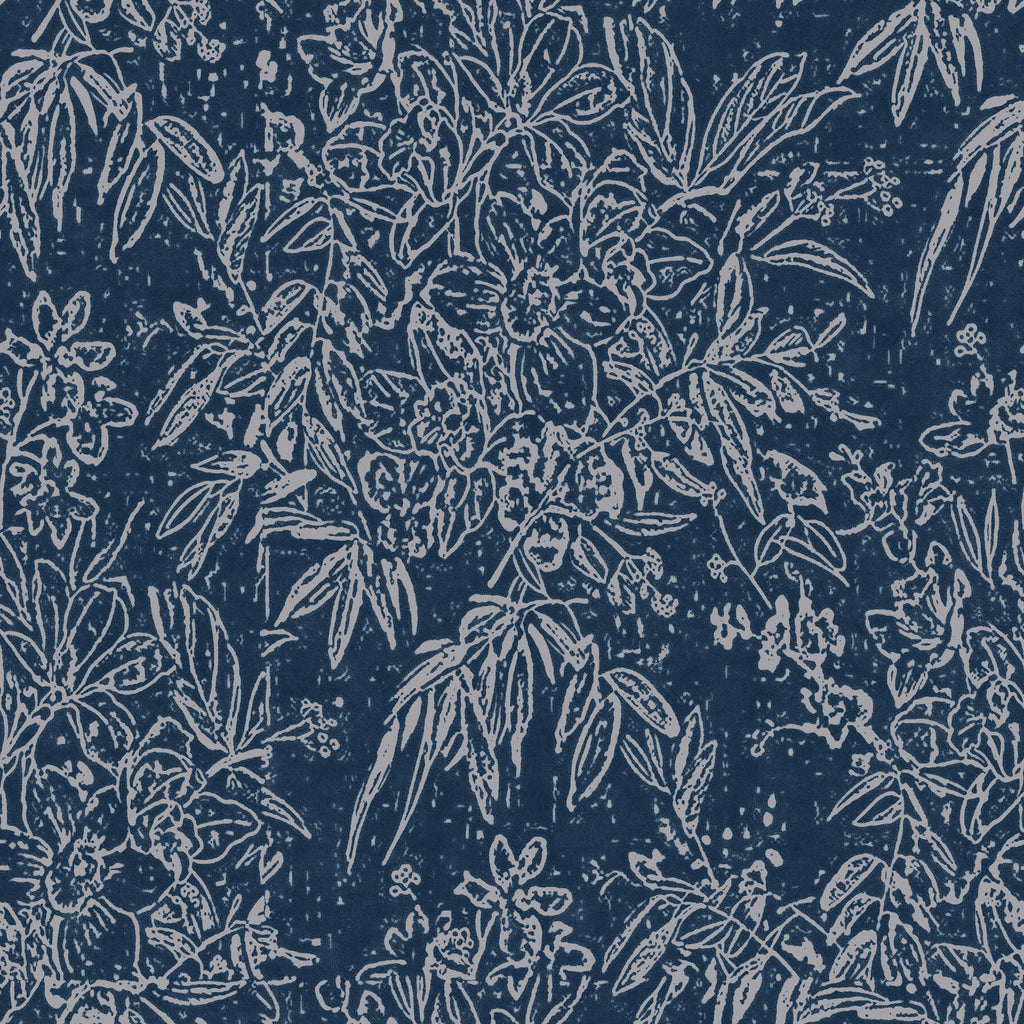 Cherry Orchard Indigo Wallpaper | Mind The Gap