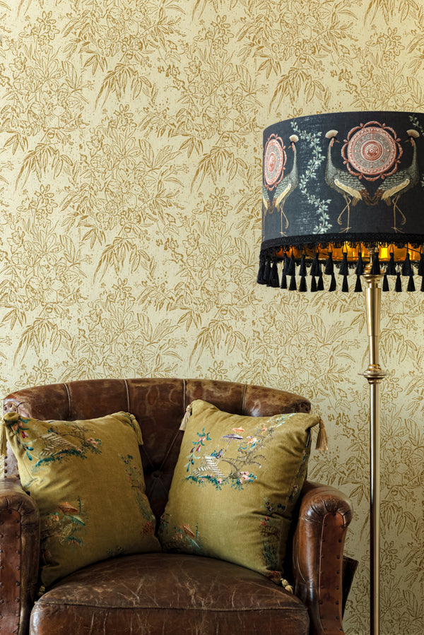Cherry Orchard Sand - Brown, Sand Wallcovering | Mind the Gap