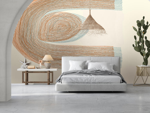 Chess Orange  Wallpaper (Srd-Ch1-01) | Sarah Rowland | Koroseal