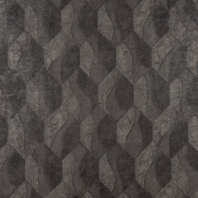 Chisel Carved - Dark Gray Commercial Wallcovering | Koroseal