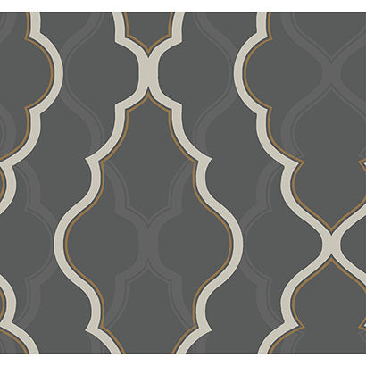 Double Damask Wallpaper | Jeffrey Stevens