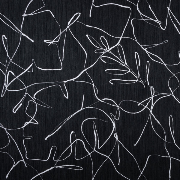 Costa Toucan - Black Commercial Wallcovering | Koroseal