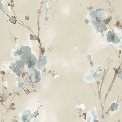 Manzanita Cream Wallcovering | Jeffrey Stevens